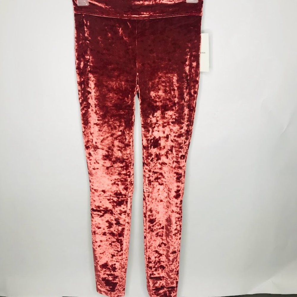 Nordstrom leggings pants girls’ size large red syrah velour